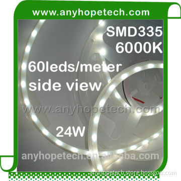China manufacturer super white color side view 300LEDs led strip light ribbon